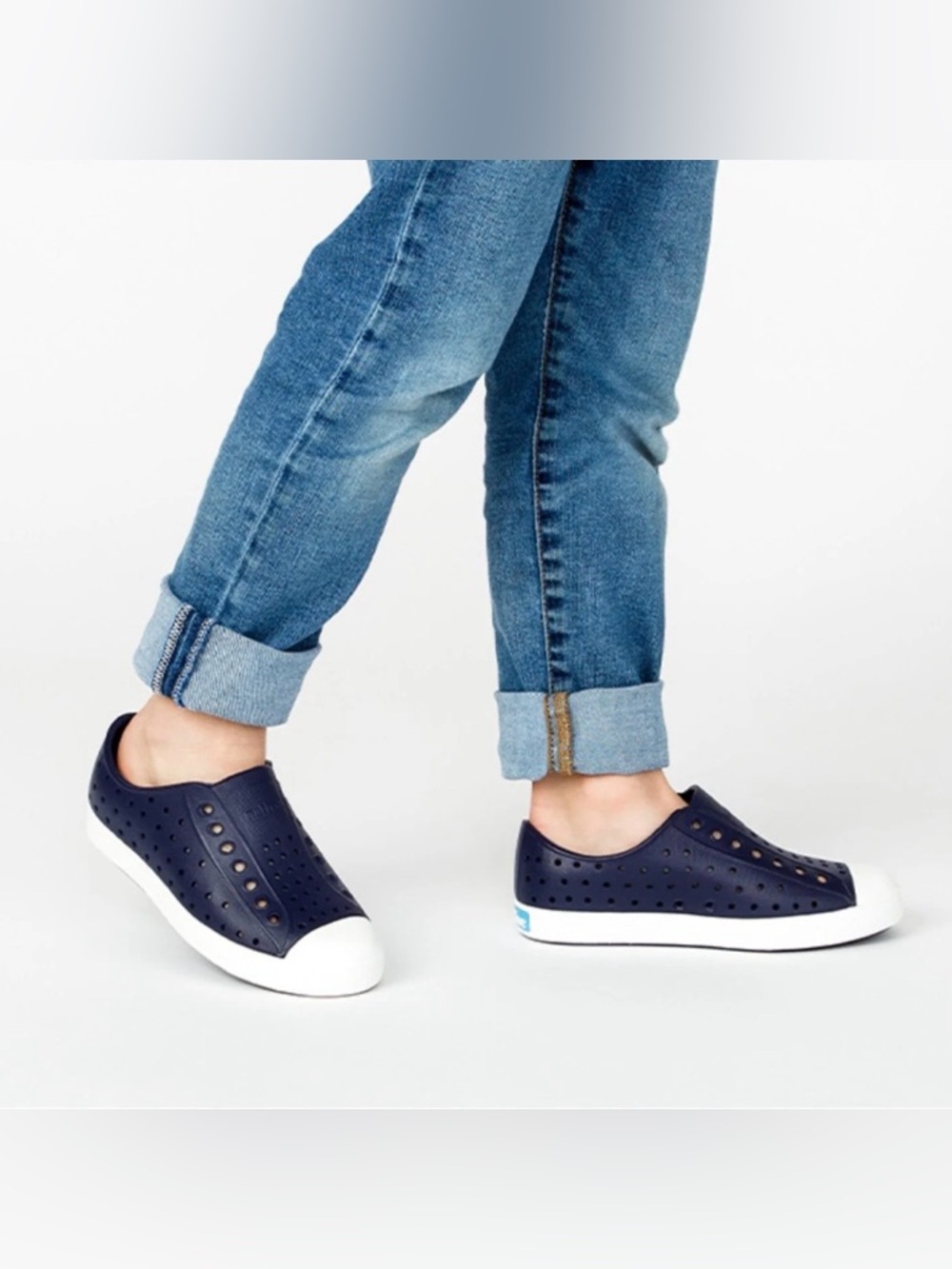 Native Shoes Slip On Jefferson Regatta Blue Size 4